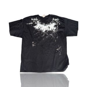 Fox Racing Vintage Y2K Motocross Graphic Tee Men's 2XL Black T-Shirt: GUC